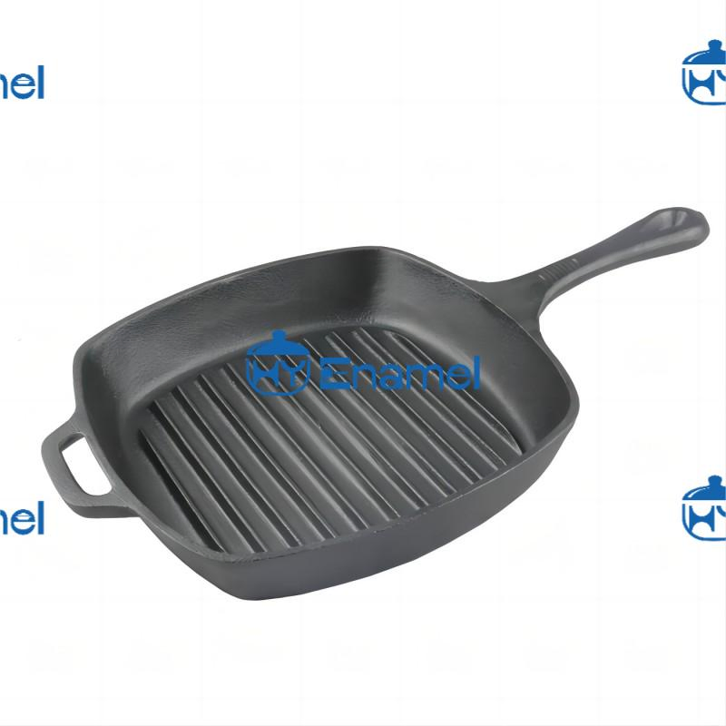 Cast Iron Cooking Ware of Grill Pan