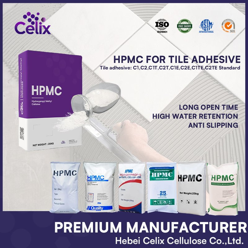 Direct Manufacturer Supply Modified HPMC Methyl Cellulose Ether for Tile Adhesive and Wall Putty