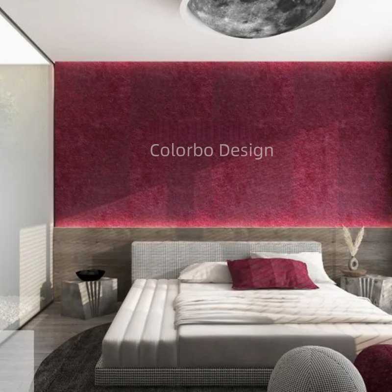 CBY94 COLORBO Fireproof PET Polyester Fiber Acoustic Panel Acoustic Baffle Tile