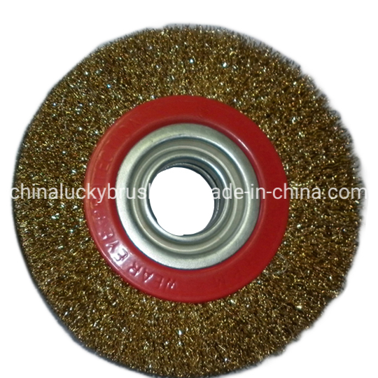 7 Iinch Nylon Abrasive Filament Wheel Brush Round Wheel Brush for Grinder (YY-045)