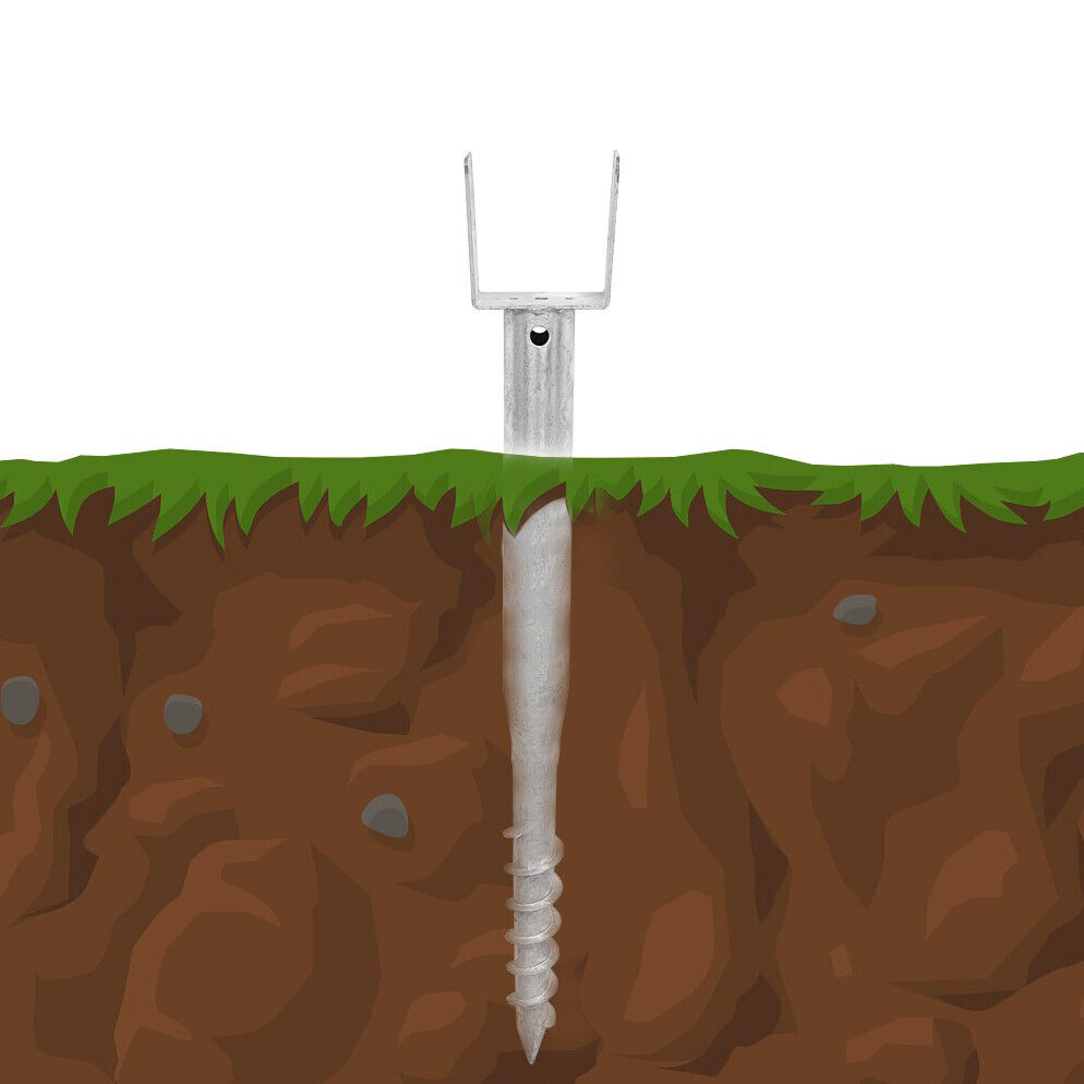 Винтовая свая для столбов без бетонирования