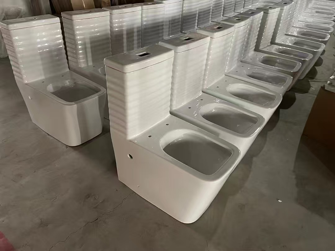 Modern Porcelain Toilet Bowl Dual-Flush Sanitary Ware for Hotels One-Piece Wc Toilet