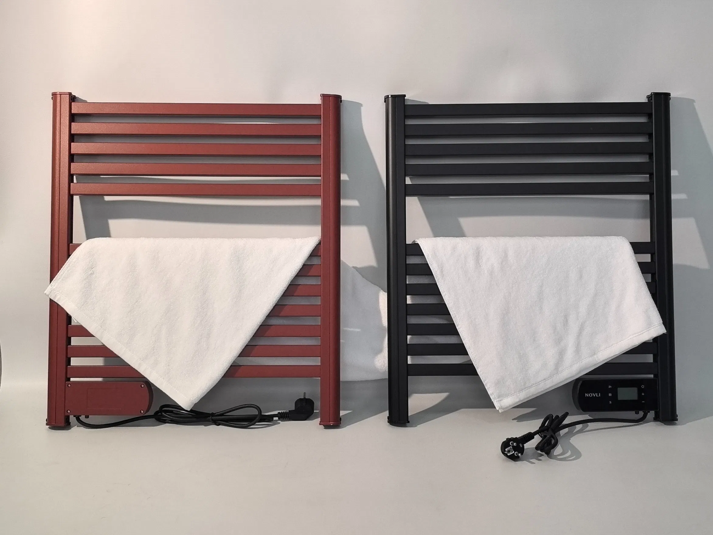 300W Tl-2.2s Low Surface Temperature Safe for Kids, 230V EU Standard, Mobile Floor Stand Included, Smart LCD Electric Towel Heater