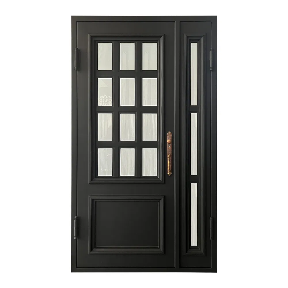 Modern Front Home Use Other Double Mother and Son Steel Door