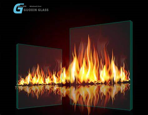 2. Heat Insulating Fire Rated Glass with Waterproof Coating