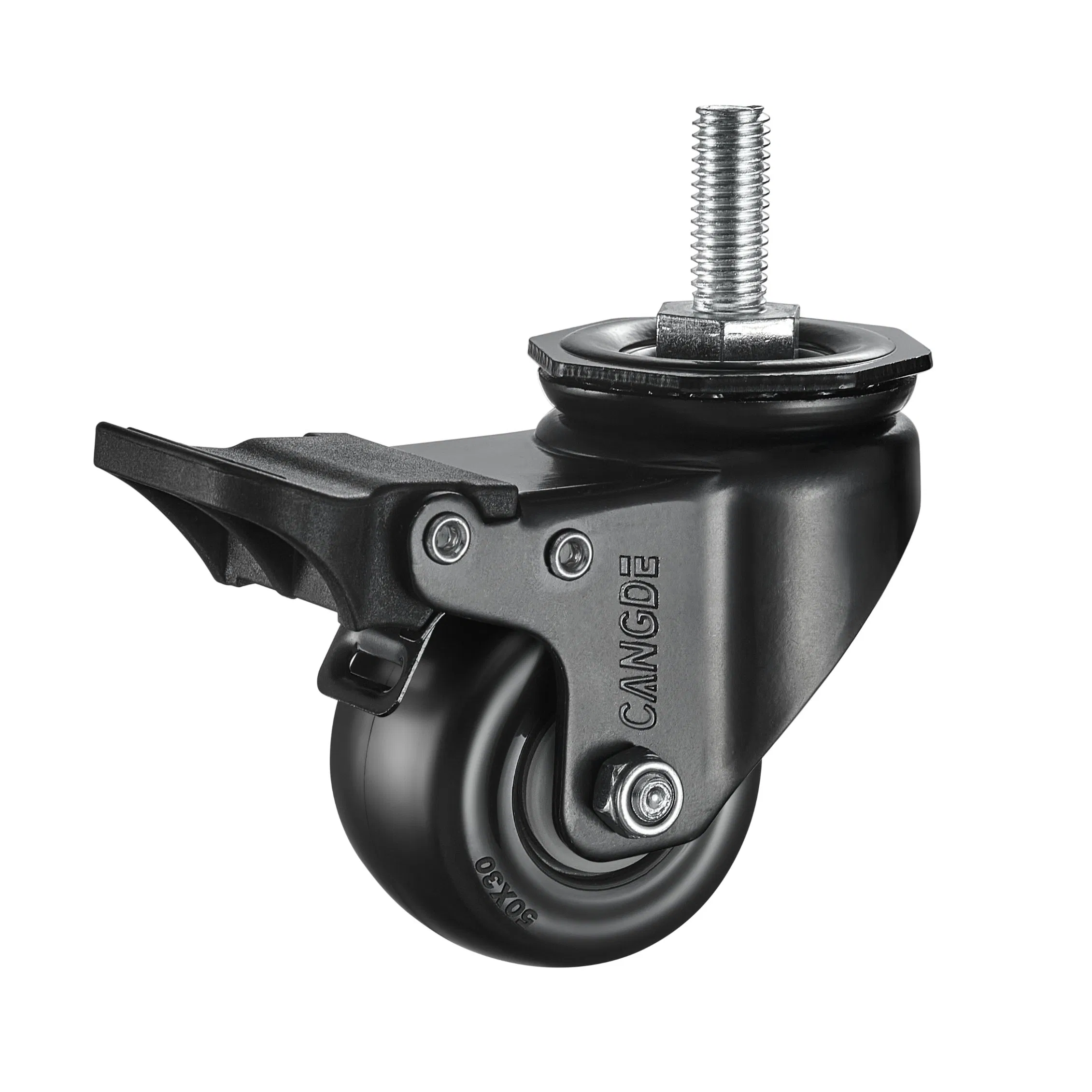 Light Duty 1.6′ ′ 2′ ′ Hotselling PU Swivel Castor for Household Appliances Showcase