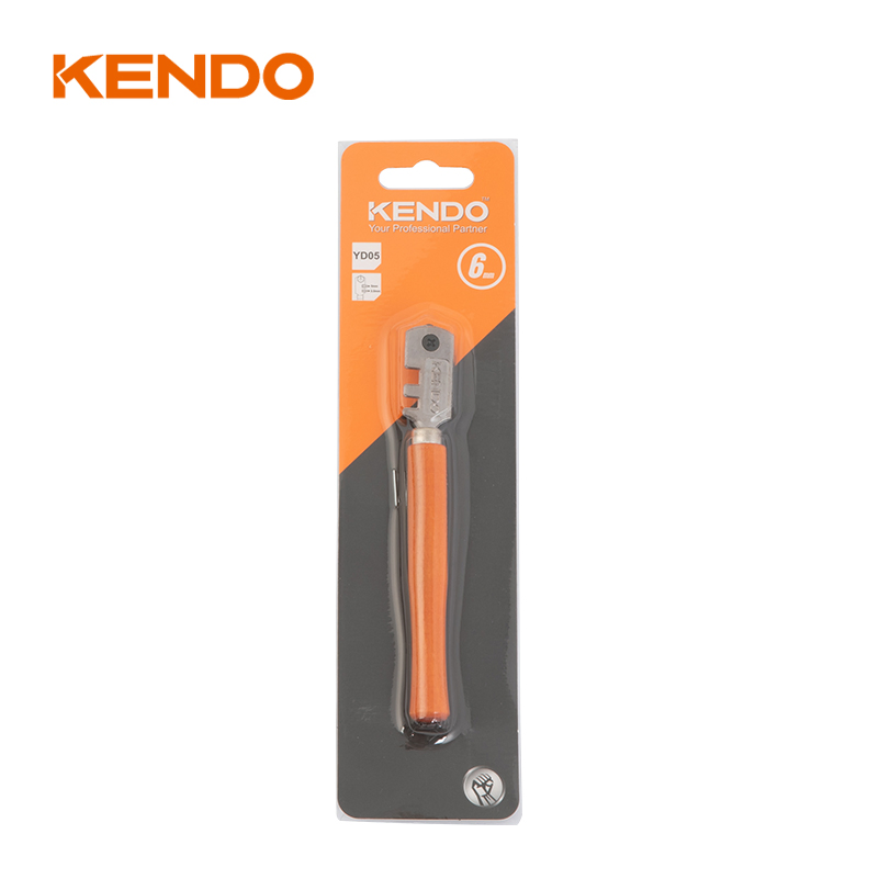 Kendo Carbide Glass Cutter with 6 Tungsten Carbide Wheels