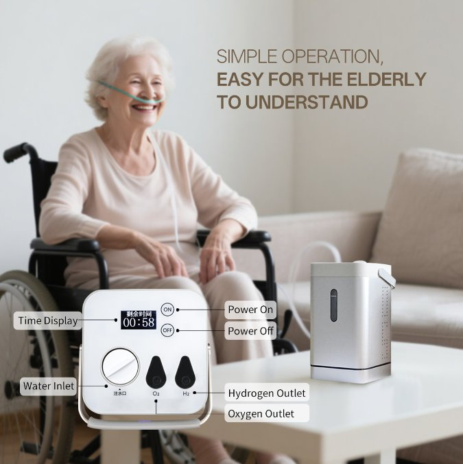 Cahmtf Portable Hydrogen - Oxygen Generator for Health & Daily Use