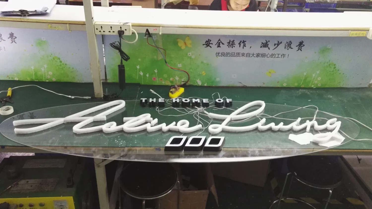 Shop Name Sign Board Custom LED Neon Sign