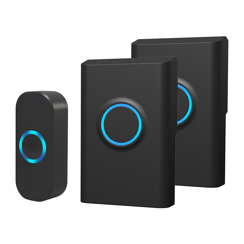 Cheap Battery Wireless Doorbell with LED Flashing Light for Deaf