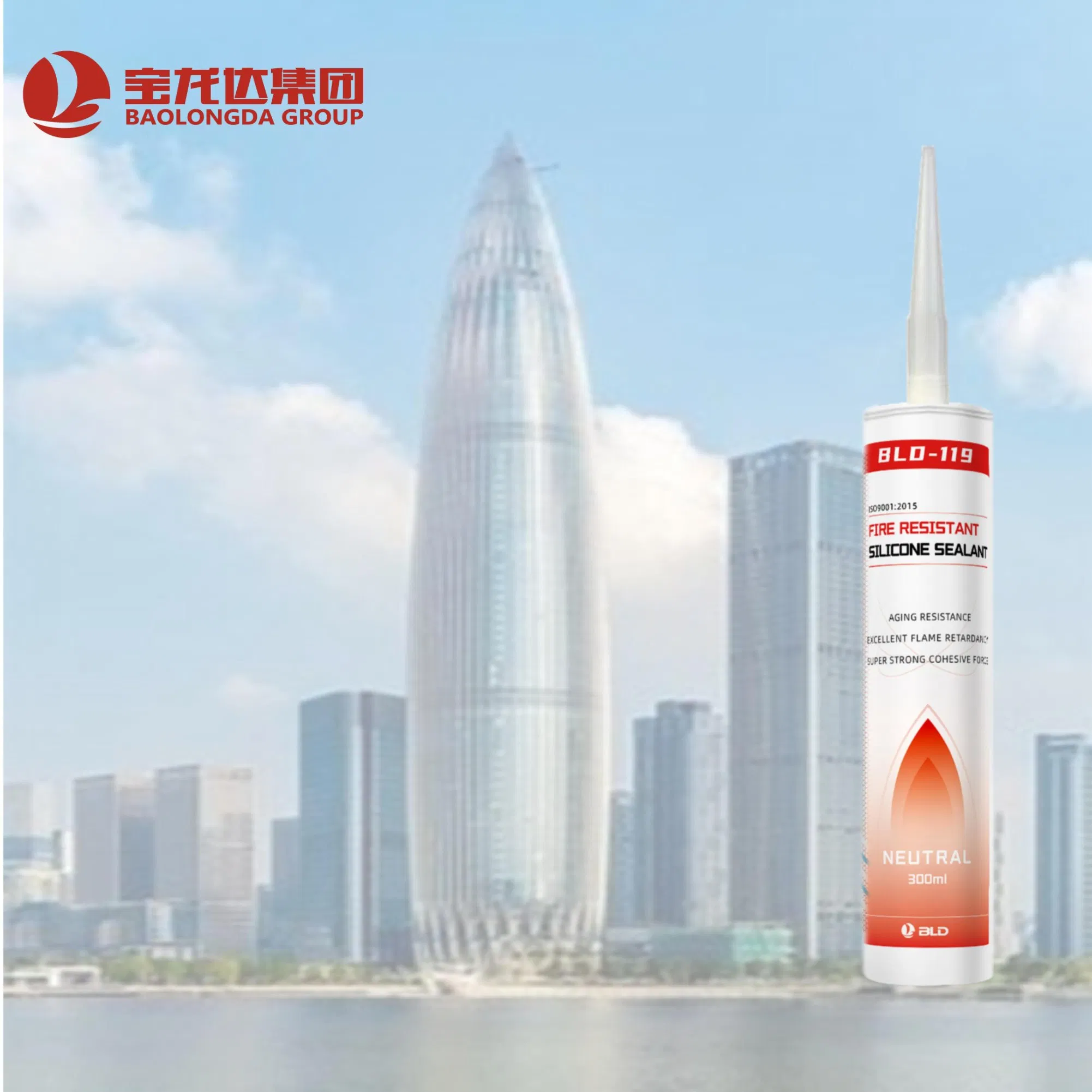 Flexible Fireproof Silicone Sealant for Sealing Gaps and Cracks
