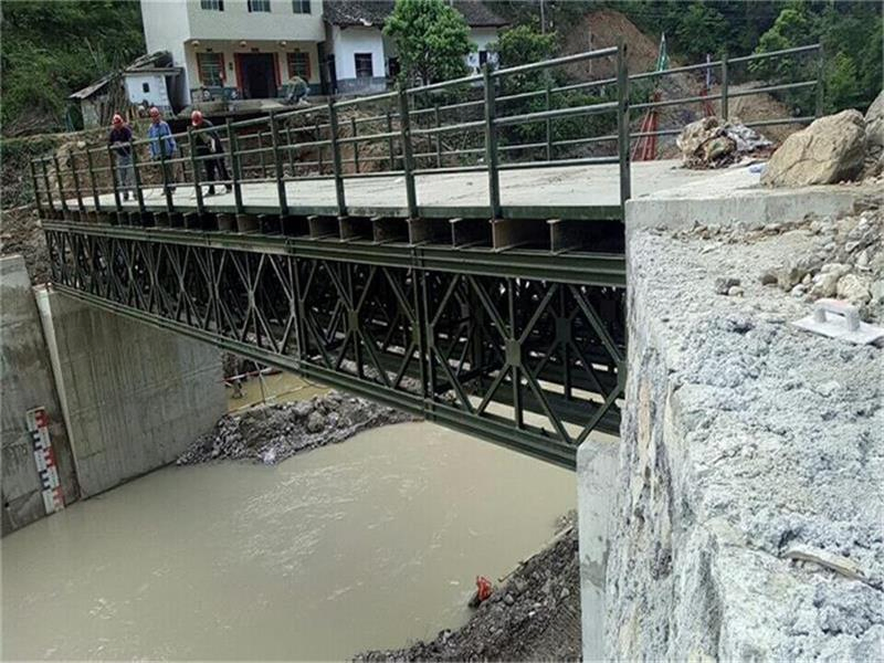 Prefabricated Steel Bailey Bridge Zb200 for Building