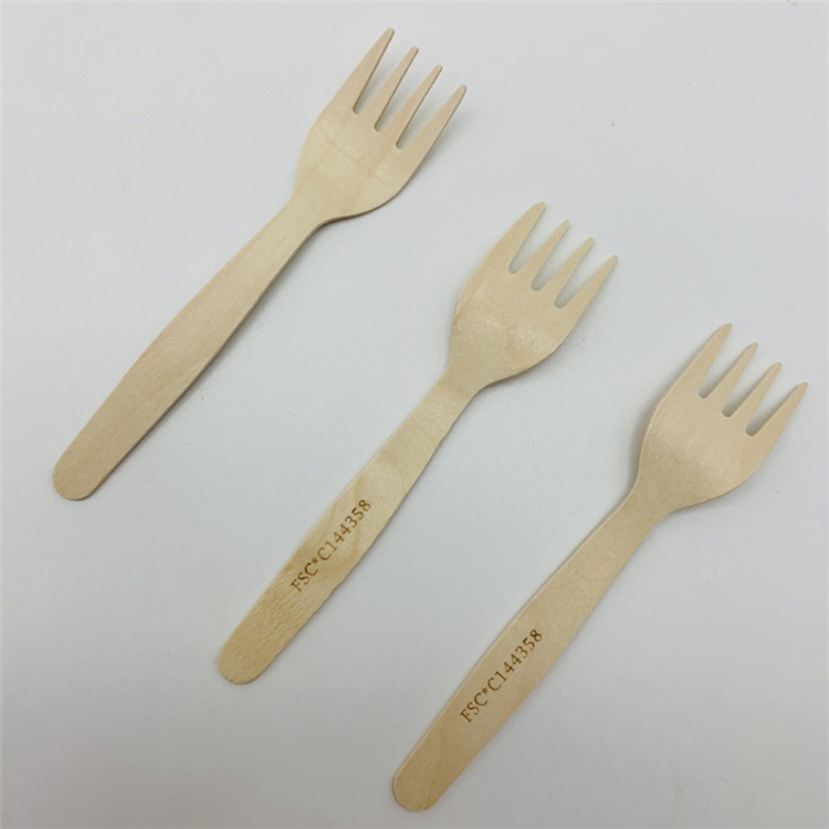 140mm Wooden Fork for Fruit