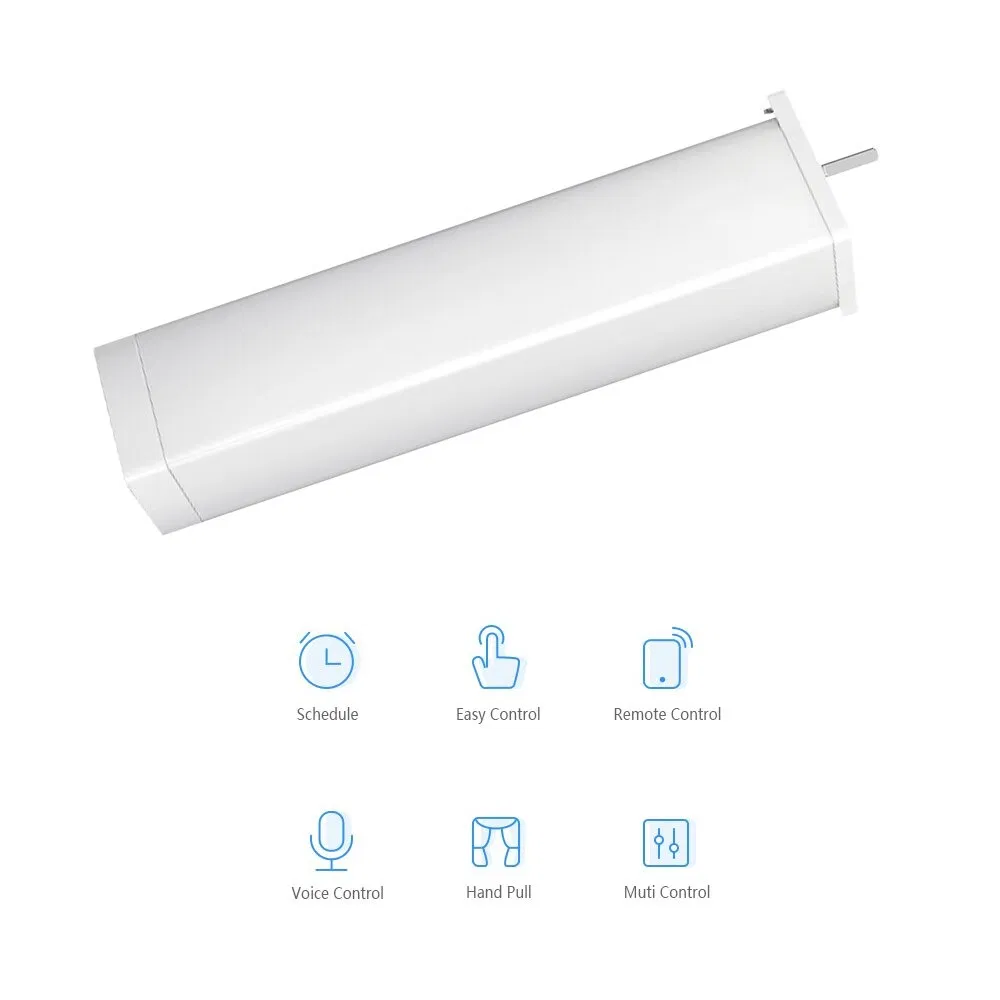 Zigbee Smart Tuya Remote Control Curtain Motor Work with Alexa and Google Home