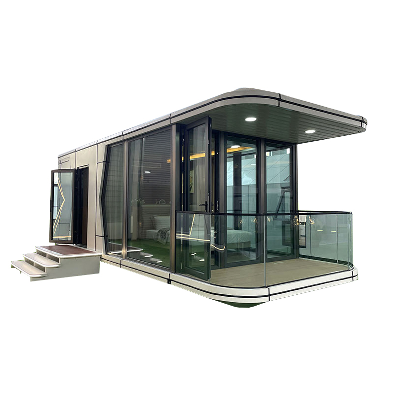 Mobile Prefabricated Modern Vacation Hotel Luxury Home Portable Living Tiny House Modular Vessel Space Capsule