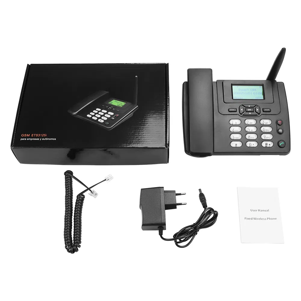 GSM Wireless Card Phone Mobile 4G Office Home Call Key Phone