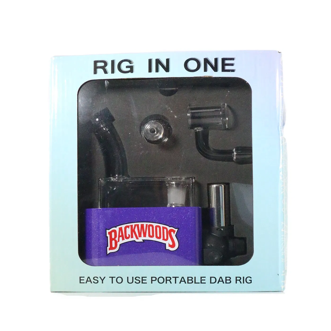 Match Lighter Smoking Set DAB Rig Set with Lighter Glass Water Pipe Set Kit