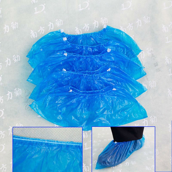Polyethylene Dark Blue Disposable Shoe Covers
