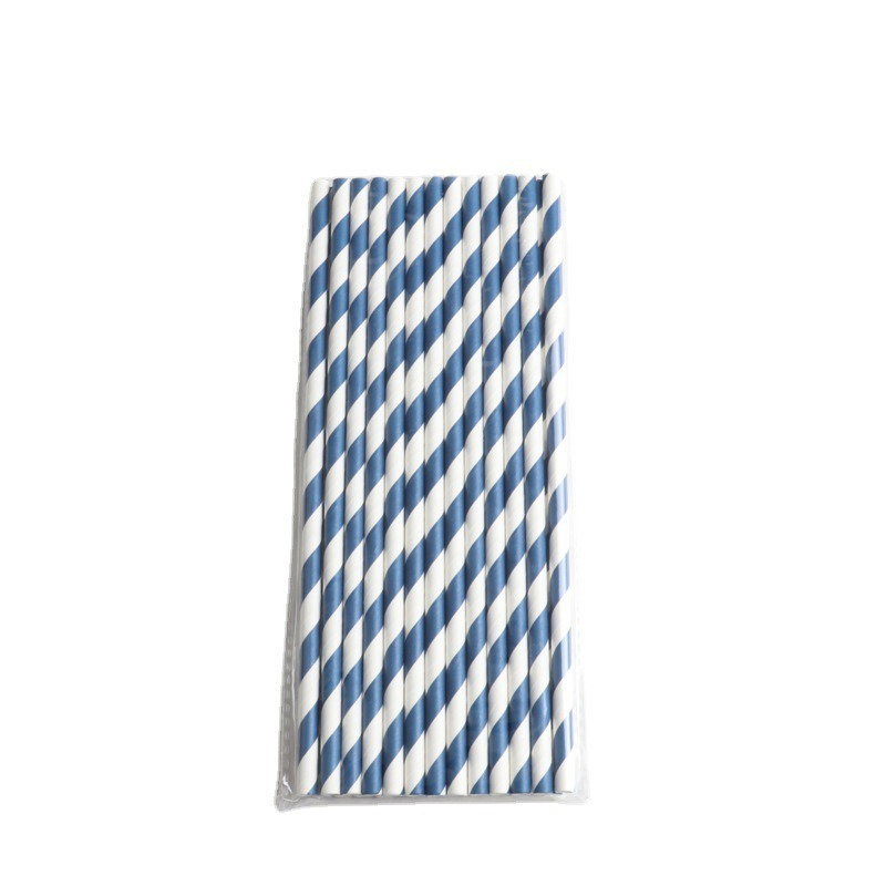 Disposable Paper Straws, Colorful Creative Juice Drinks, Birthday Party Paper Straws, Food-Grade Biodegradable Material