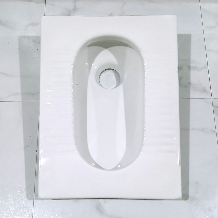 Floor Mounted Smooth Surface Toilet Cheap Water Closet for Public Use Squat Pan Wc