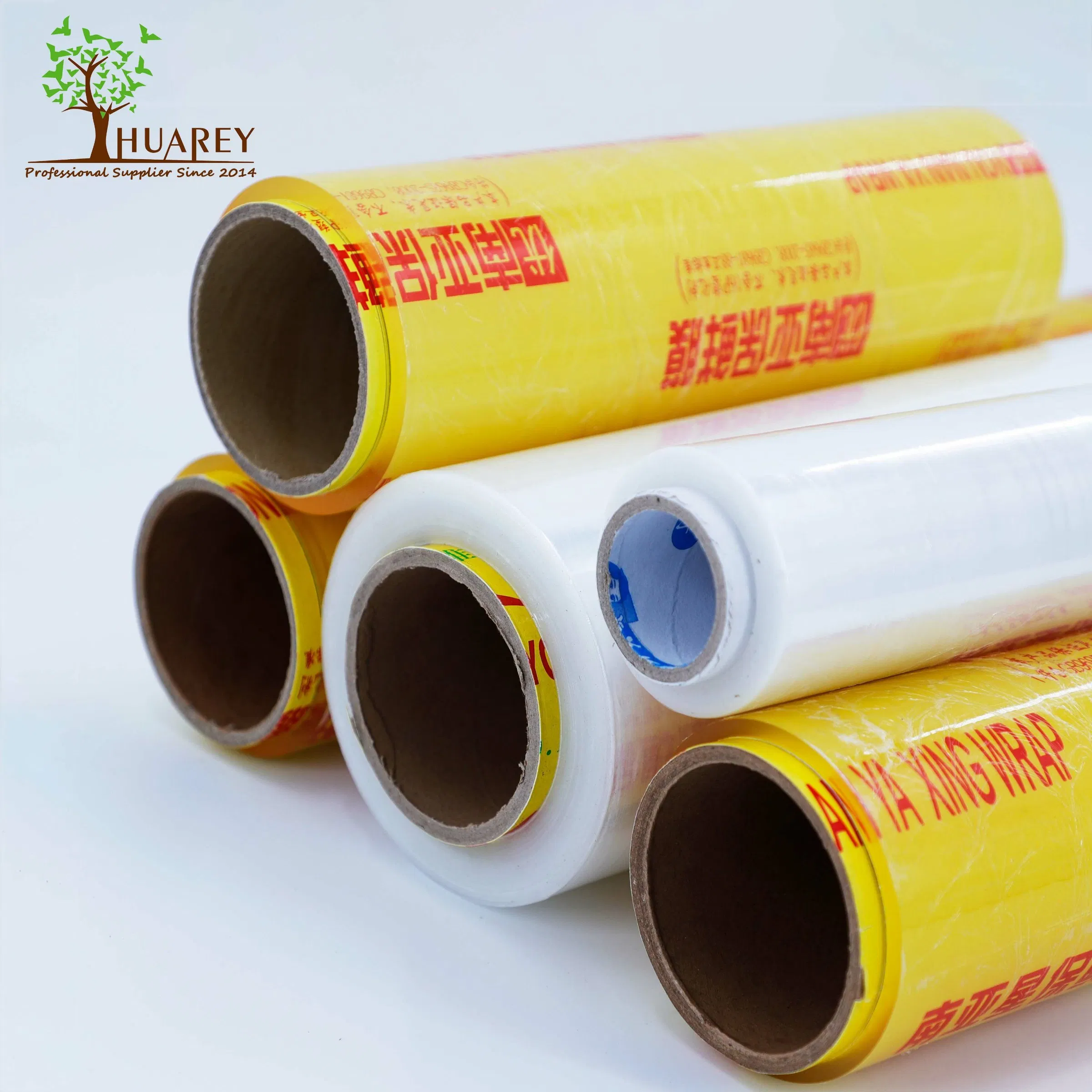 PE PVC Cling Film on Roll Food Hotel Kitchen Use Best Fresh