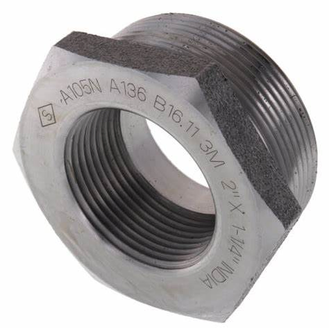 Carbon A105 Hex/Flush Bushing BSPT/NPT
