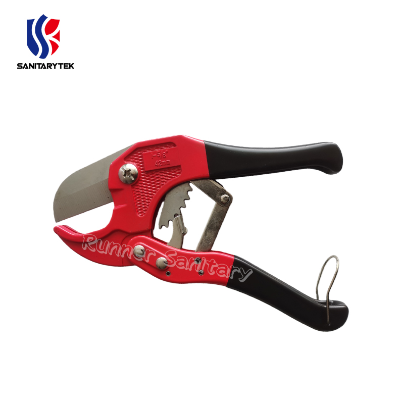 Plastic Pipe Cutter 42mm for PVC, CPVC, Pex, PE, PPR Red