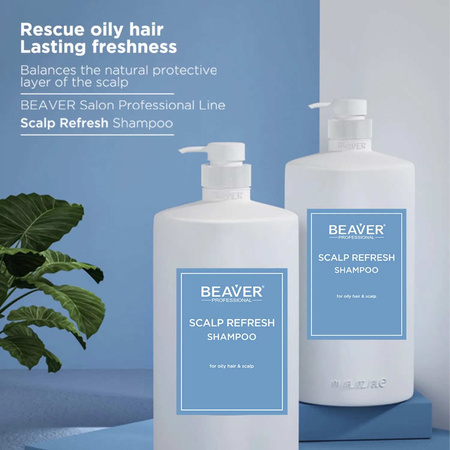 Beaver Professional Salon Sulfate Free Organic Nourishing Hair Shampoo and Conditioner 3L