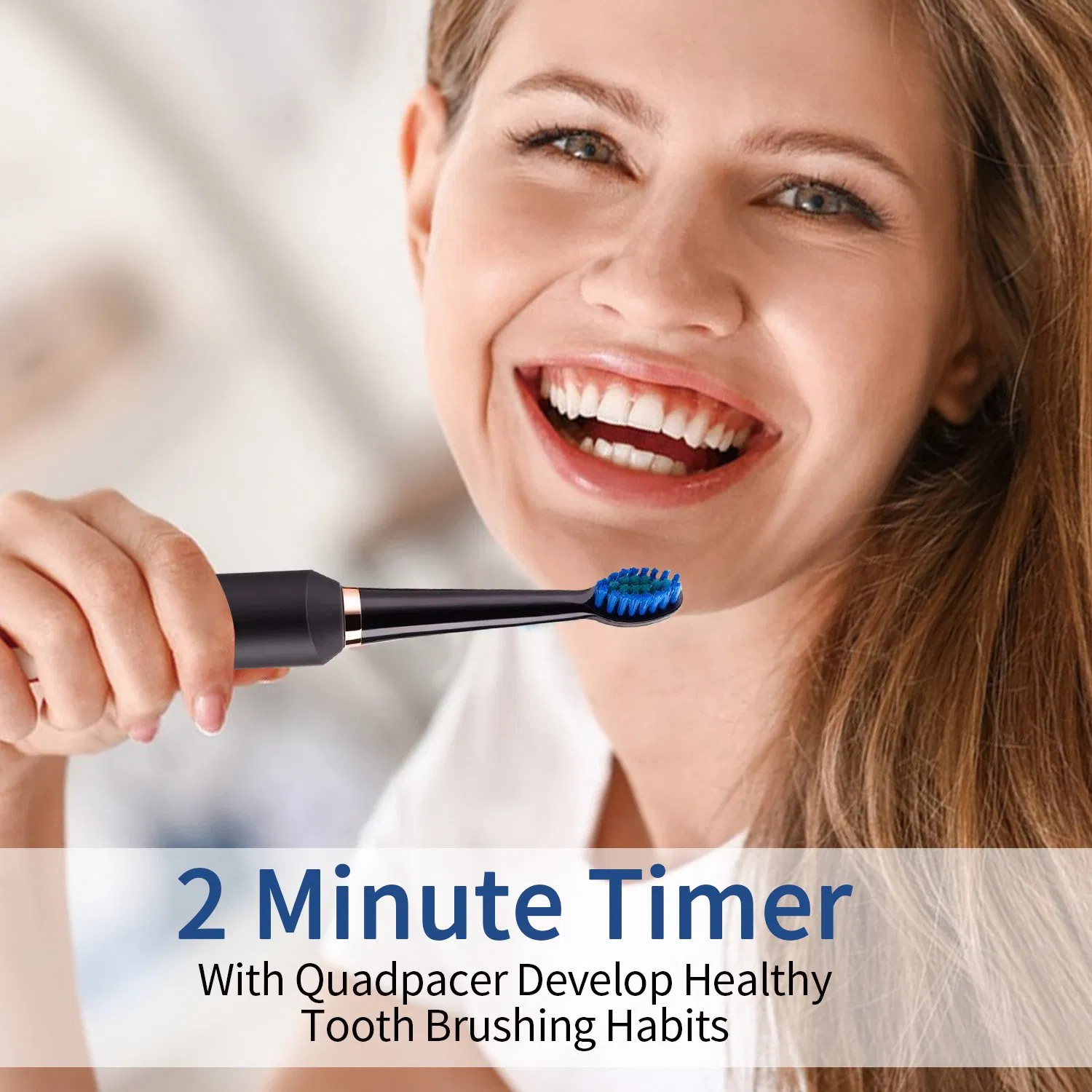 Professional China Manufacturer's Ipx7 Waterproof Electric Toothbrush for Adults with CE Certificate