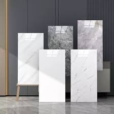 Hot Sale Glossy Porcelain Interior Glazed Marble Tiles for Bathroom Floor