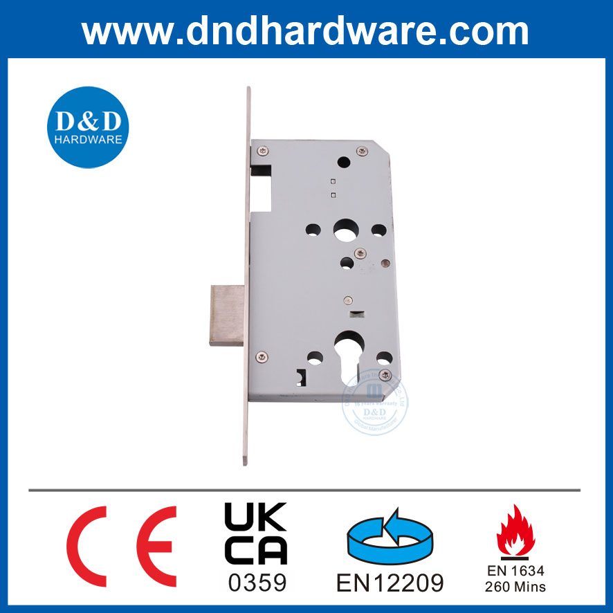 CE European Mortise Fire Rated Lockset Deadbolt Lock Storeroom Door Lock Body