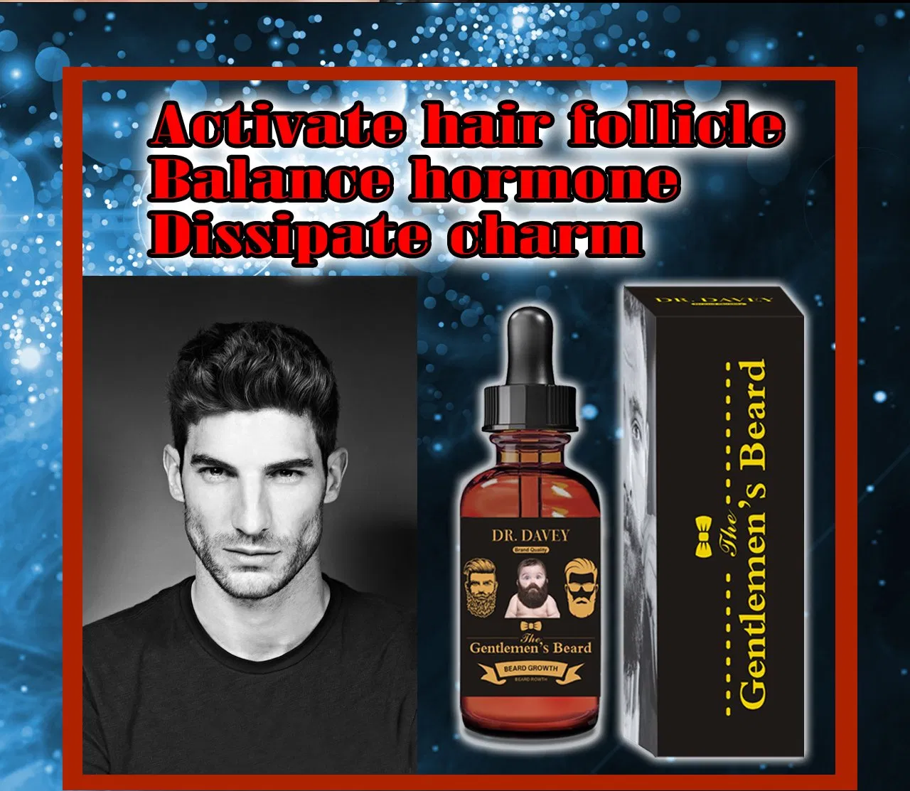 Dr. Davey Smoothing Moisturizer Brand Quality Gentlemen's Premium Beard Growth Oil
