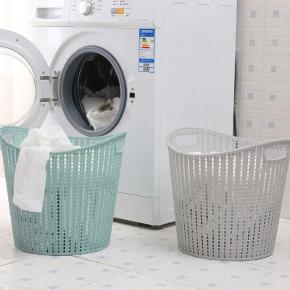 Cross Border Stackable Living Bins Handled Containers Space Saving Storage Laundry Baskets