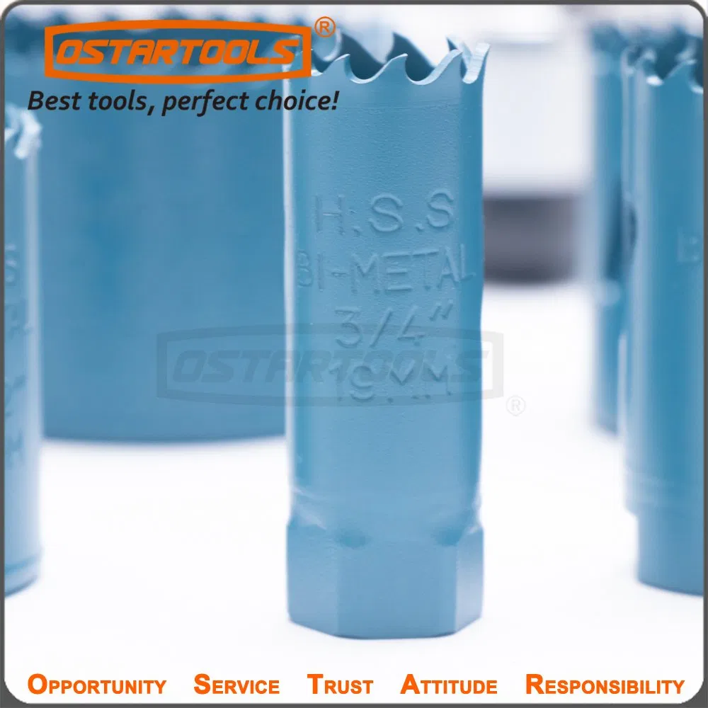 M3 M42 Bi-Metal Hole Cutter Kit with High Speed Steel Teeth to Cut Pipe Plate and Nail in Wood Hard Floors