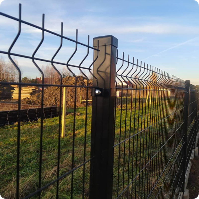 PVC Coated Galvanized 3D Welded Wire Mesh Garden Fence Security Fence Panels Outdoor