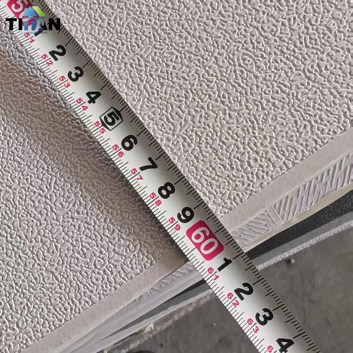 60X60 Gypsum False Sky Cielo Falso De PVC De Yeso Laminado Techo Azulejos Washable Vinil Plaster Ceiling