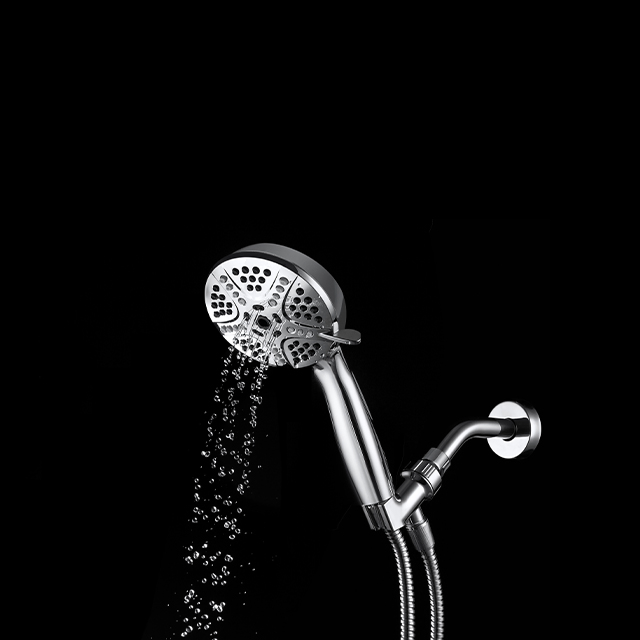 American Style Oxygenated Pause 6 Function High Pressure Vitamin C Handheld Shower Filter Water Head