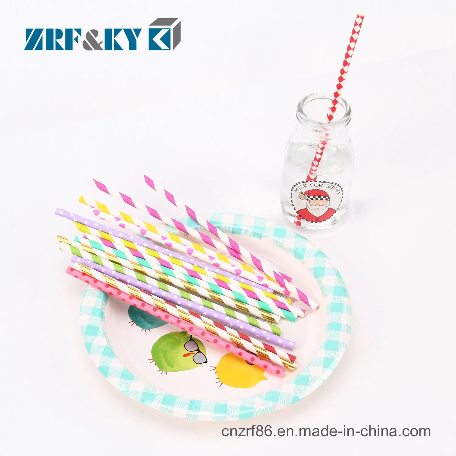 Wholesale/Retail/Bulk Free Samples Individually Wrapped Biodegradable Paper Straws for Party/Bar/Drinking