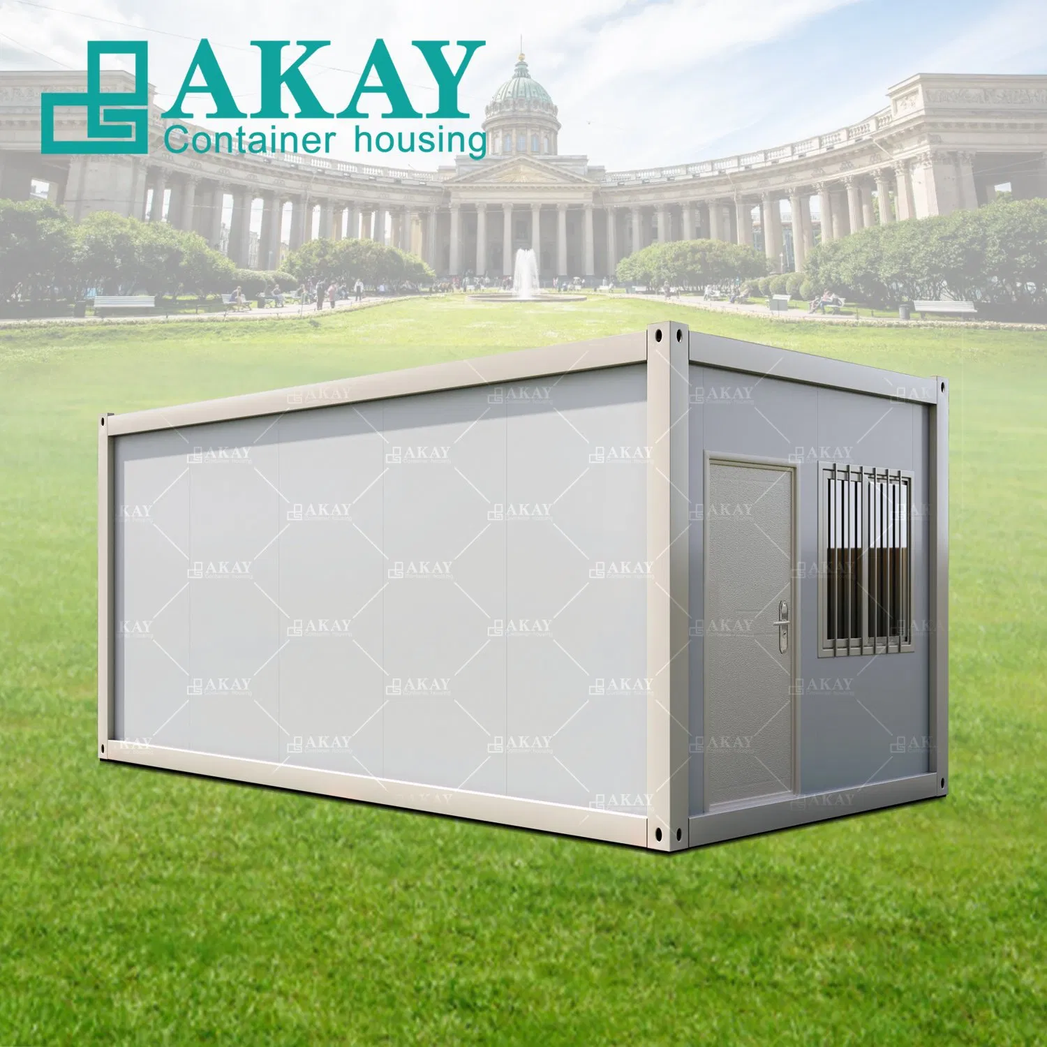 Uganda Caravan Shipping Container Luxury House Kit Price Prefab Modern Houses Prefabricated-Building