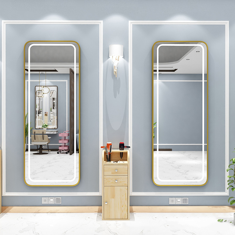 Hotel Salon Bath Defogger LED Backlit Illuminated Bathroom Mirror