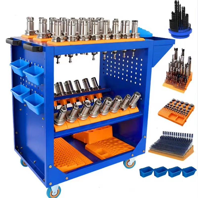 Wholesale Heavy Duty Multiple Specifications Hardware Storage Cart Non-Slip Professional Tool Trolley Cart