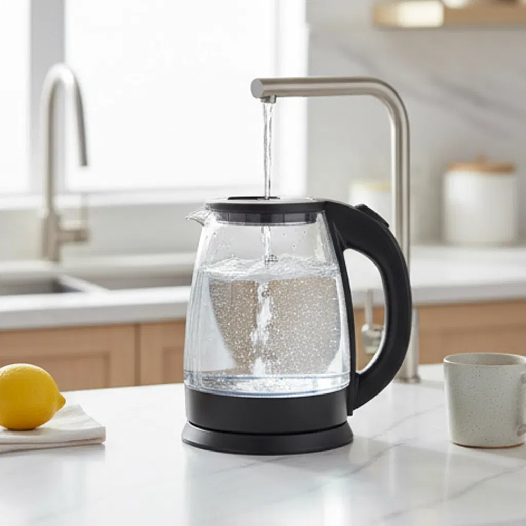 Home Appliance 1.7L Glass Electric Kettle