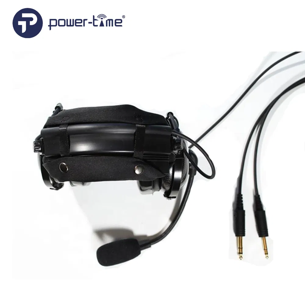 Best Value Aviation Headset AG-1 with Dual Plugs and Dynamic Microphone