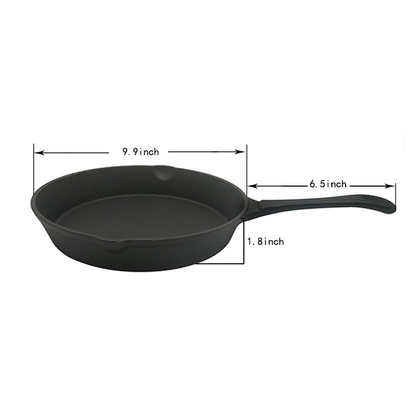 6 '' 8'' 10'' 12''preseasoned Cast Iron Skillet Fry Pan Factory China