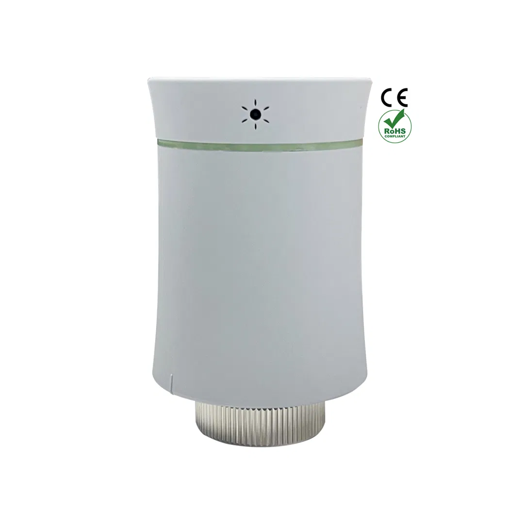 Adjustable Programmable Tuya WiFi Zigbee Wireless Room Automatic Trv Thermostatic Radiator Valve