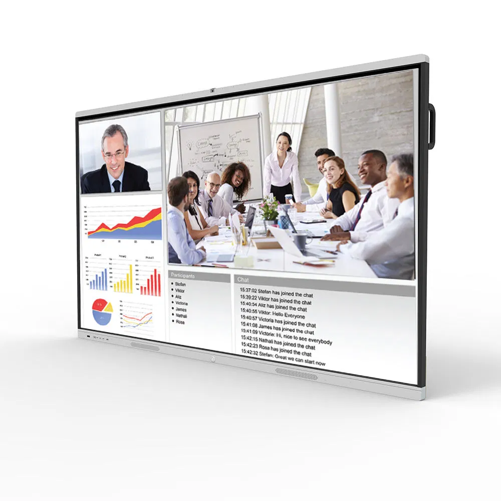 65" Interactive LCD Multi-Touch Panel Display for Classroom Education Use