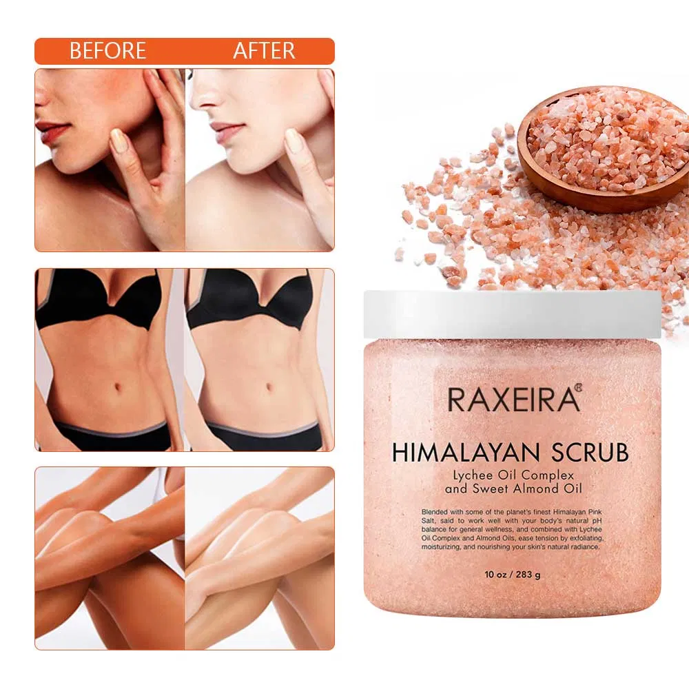 100% Natural Hydrating and Exfoliating Himalayan Salt Body Scrub for Acne Prone