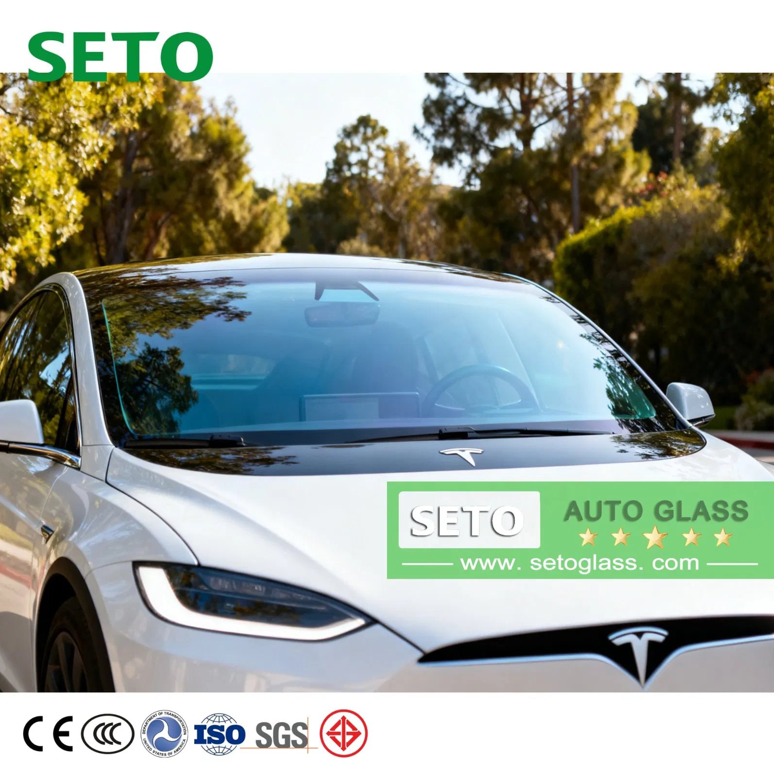 Tes La Model Y Auto Glass Car Windshield Glass Auto Glass Windscreen for Tes La Model Y