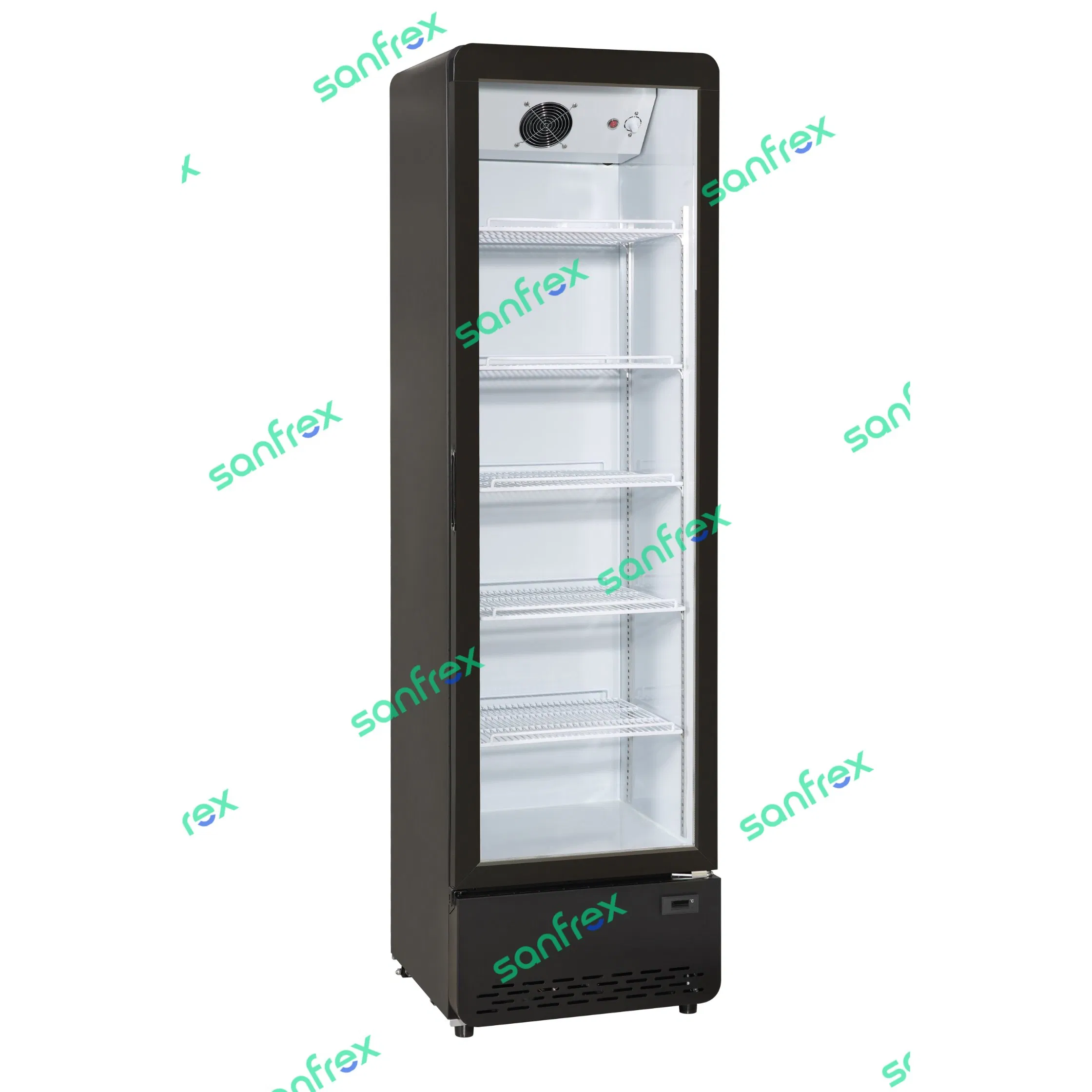 Frost Free Beverage Showcase Cooler with Model No.: Ss-P368wa