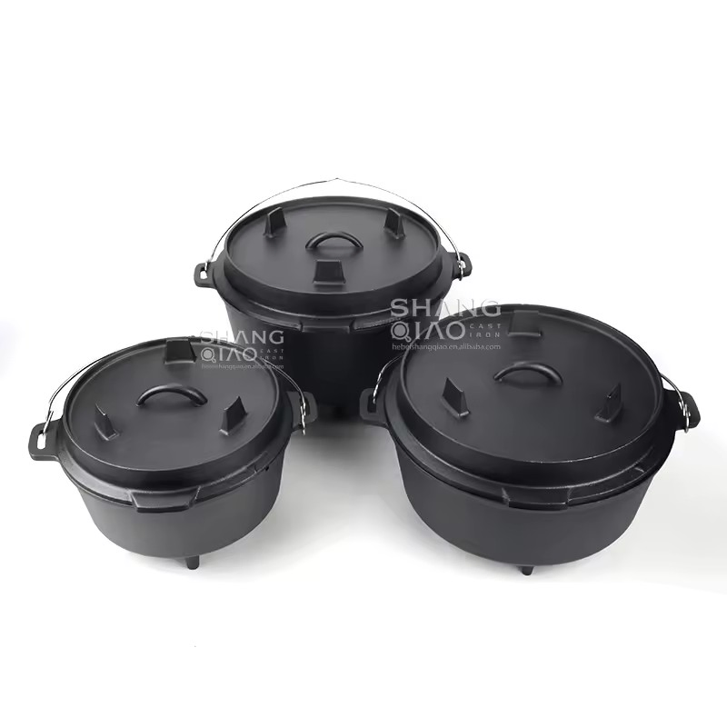 Чугунный казан для кемпинга Heavy Duty